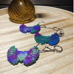 Sleutelhanger: 'hart met vleugels'